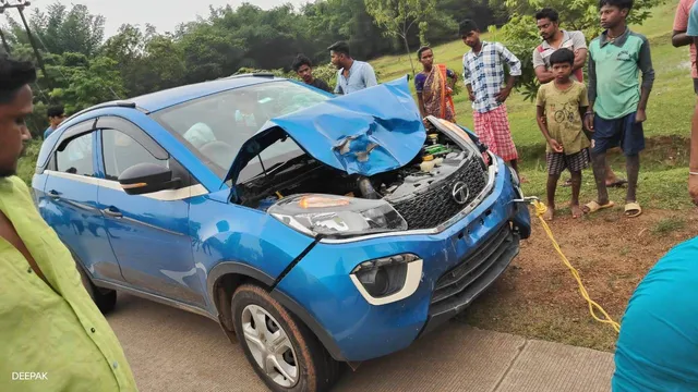 ଦ୍ରୁତଗାମୀ କାର ଧକ୍କାରେ ବଳଦ ମୃତ