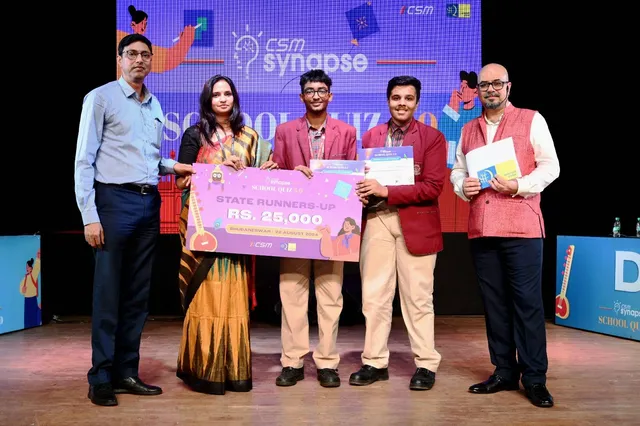 ଲୟଲା ଇଣ୍ଟରନ୍ୟାସନାଲ ସ୍କୁଲ ସିଏସଏମ ସିନାପ୍ସ ୩.୦ ସ୍କୁଲ କ୍ବିଜ୍ ବିଜେତା, ୟୁନିଟ୍-୮ ଡିଏଭି ରନର ଅପ୍