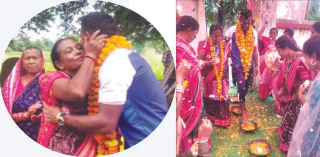 ସଉନାମୁରା ପହଞ୍ଚିଲେ ସୁନାପୁଅ: ହଳଦୀ ପାଣିରେ ପାଦ ଧୋଇଲେ ମା’