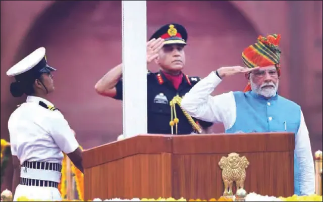 ପ୍ରଧାନମନ୍ତ୍ରୀଙ୍କ ସ୍ବାଧୀନତା ଦିବସ ଭାଷଣ: ନୂଆ ‘ଧର୍ମନିରପେକ୍ଷ’ ନାଗରିକ ସଂହିତା ପାଇଁ ଆହ୍ୱାନ