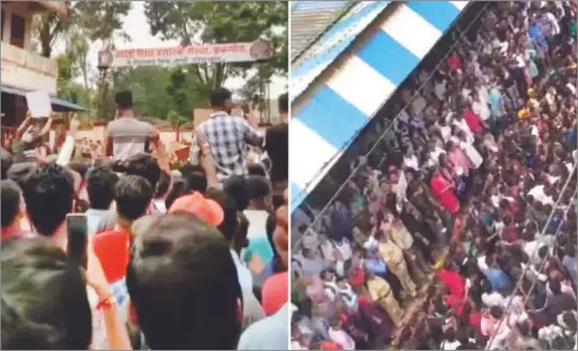 ଦୁଇ ଶିଶୁଙ୍କୁ ‌ ଯୌନ ଉତ୍ପୀଡ଼ନ: ଥାଣେରେ ହିଂସାତ୍ମକ ଆନ୍ଦୋଳନ