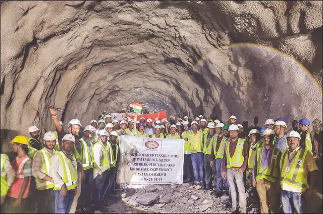 ଖୋର୍ଦ୍ଧାରୋଡ୍-ବଲାଙ୍ଗୀର ରେଳ ପ୍ରକଳ୍ପ: ଖୋଲିଲା ୨ କିମିର ଟନେଲ୍‌