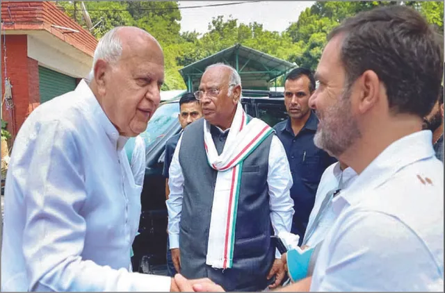 ଜମ୍ମୁ-କଶ୍ମୀର ବିଧାନସଭା ନିର୍ବାଚନ: କଂଗ୍ରେସ-ଏନ୍‌ସି ମେଣ୍ଟ