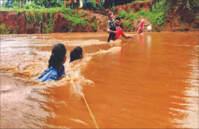 ଭରାନଈକୁ ଦଉଡ଼ି ଭରସା: ସମୃଦ୍ଧ କେନ୍ଦୁଝରର ବିକଳ ଚିତ୍ର