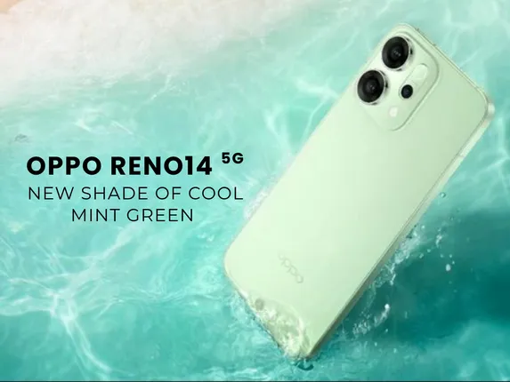 OPPO Reno14 5G Series Now Available in Mint Green in India