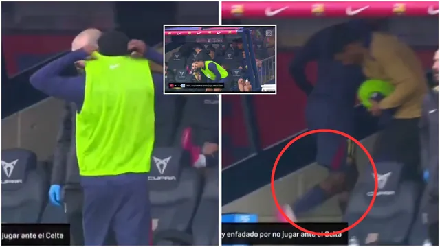 Ansu Fati kicks team seats after Hansi Flick denies him playtime in Laliga