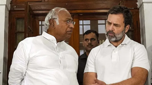 rahul gandhi mallikarjun kharge