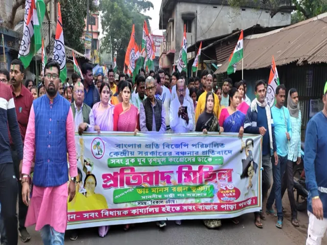 ব্রেকিং : কেন্দ্রীয় সরকারের বঞ্চনার প্রতিবাদে মিছিলে মন্ত্রী মানস রঞ্জন ভুঁইয়া