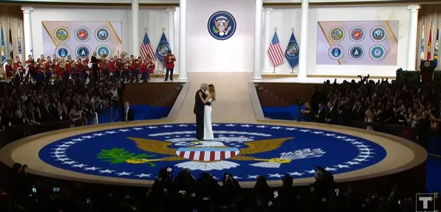 মার্কিন প্রেসিডেন্ট ও ভাইস প্রেসিডেন্টের প্রথম নৃত্য- ভাইরাল মুহূর্তের ছবি, দেখুন...