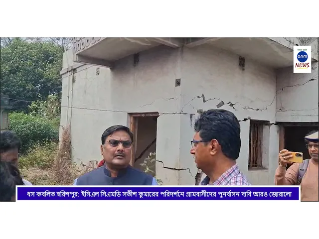 ধস কবলিত হরিশপুর: ইসিএল সিএমডি সতীশ কুমারের পরিদর্শনে গ্রামবাসীদের পুনর্বাসন দাবি আরও জোরালো