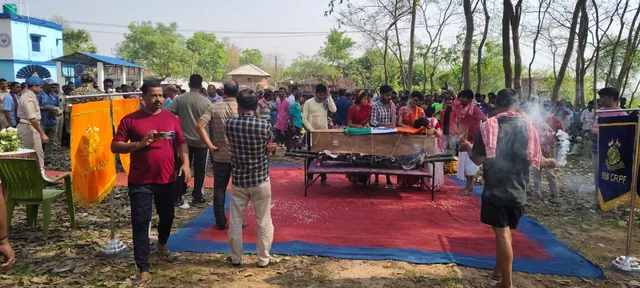 গড়বেতার সিআরপিএফ অফিসারের অস্বাভাবিক মৃত্যু, শোকের ছায়া