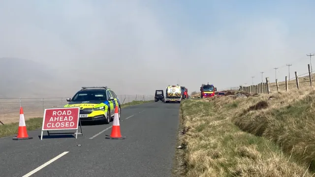 নর্দার্ন আয়ারল্যান্ডে দাবানল - ক্ষতির মুখে মৌরন পার্বত্য এলাকা