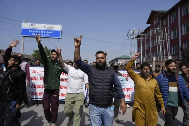 kashmir protest