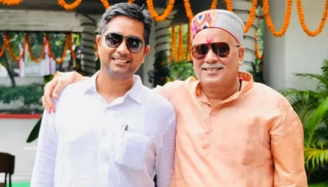 bhupesh bhagel and son