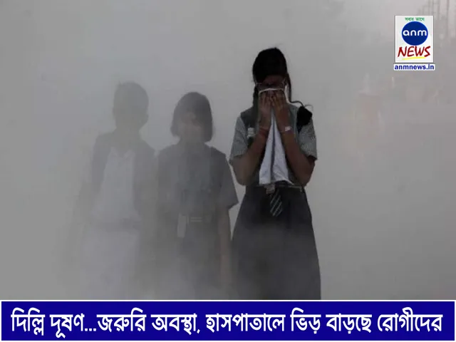 দিল্লি দূষণ...জরুরি অবস্থা, হাসপাতালে ভিড় বাড়ছে রোগীদের.jpg