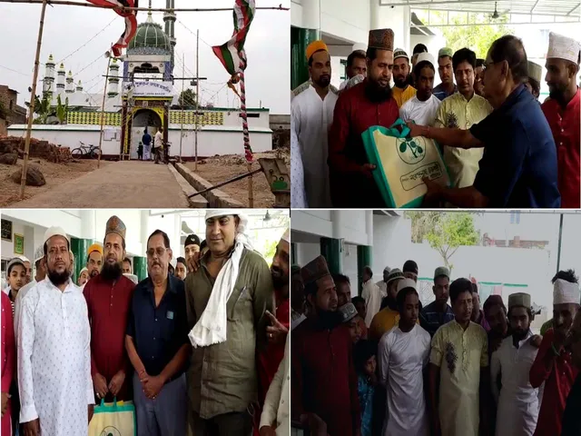 বিভিন্ন মসজিদের ইমামদের শুভেচ্ছা জানিয়ে উপহার দিলেন জেলা তৃণমূল সভাপতি তথা বিধায়ক নরেন্দ্রনাথ চক্রবর্তী