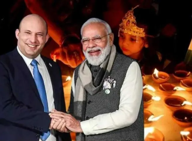 বন্ধু মোদীকে হিন্দিতে দীপাবলির শুভেচ্ছা জানালেন ইসরায়েলের প্রধানমন্ত্রী