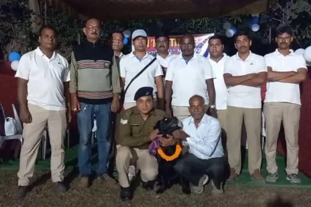 বিদায় সংবর্ধনা দেওয়া হল স্পেশাল ডগ "ব্রুটাস"কে