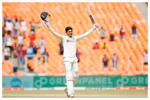 অস্ট্রেলিয়ার বিরুদ্ধে গিলের সেঞ্চুরি