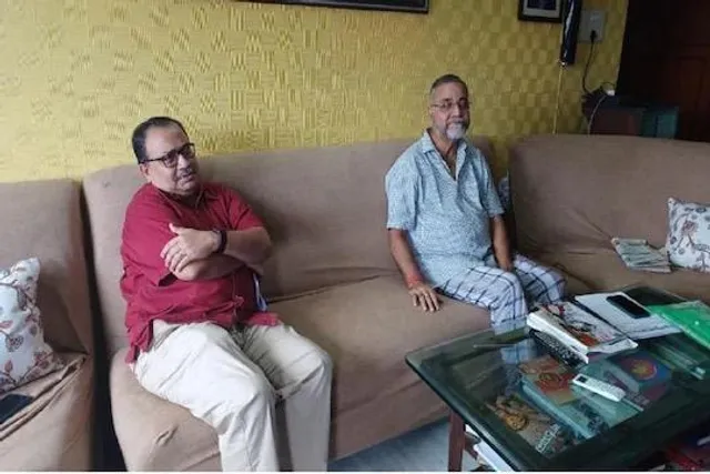 তাপস রায়ের বাড়িতে কুণাল ঘোষ