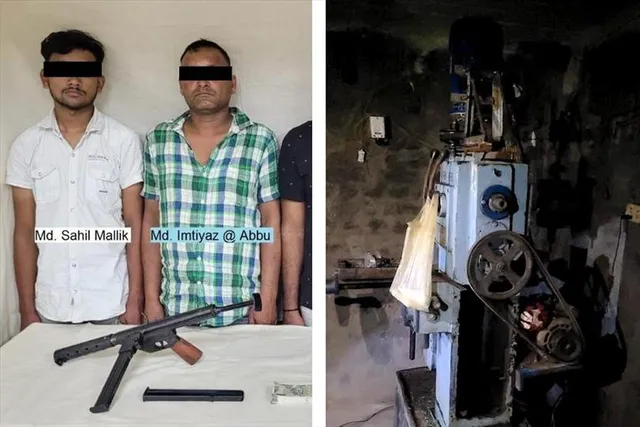 কারখানা সহ বিপুল পরিমাণ আগ্নেয়াস্ত্র ও অস্ত্র তৈরির সরঞ্জাম পেল STF