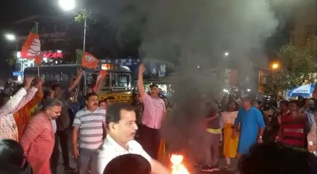 সেলিম পুরে বিজেপির পথ অবরোধ