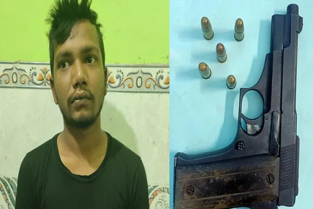 অস্ত্রসহ গ্রেফতার এক দুষ্কৃতী