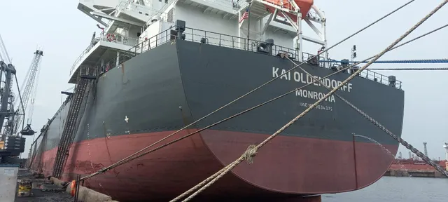 ৫১ বছর পর হলদিয়া বন্দরে প্রথম এল বড় জাহাজ