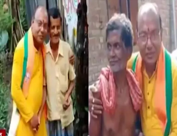 শান্তিপুরে জোরকদমে জনসংযোগে বিজেপি প্রার্থী