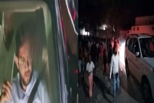 আদিত্য ঠাকরের গাড়ি লক্ষ্য করে পাথর নিক্ষেপ