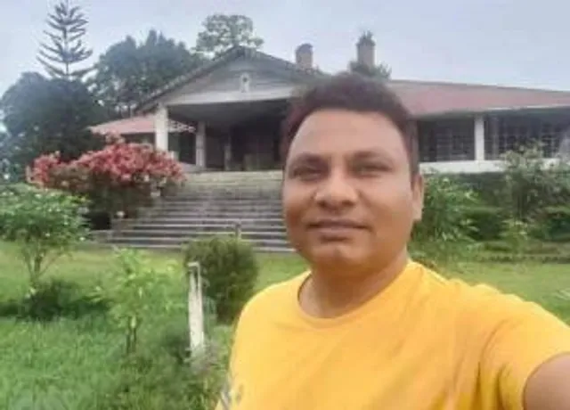 শ্যামপুরে চলন্তিকা লজের সামনে বিজেপির বিক্ষোভ