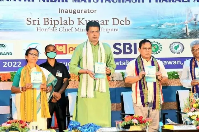 ত্রিপুরায় মৎস্য চাষ প্রকল্পের উদ্বোধন করলেন বিপ্লব কুমার দেবে