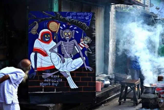 ভূত-প্রেতের সঙ্গে মর্ত্যে নেমে আসেন রাজা বলি