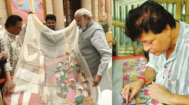 শান্তিপুরের পদ্মশ্রী প্রাপকের উপহারে আপ্লুত প্রধানমন্ত্রী