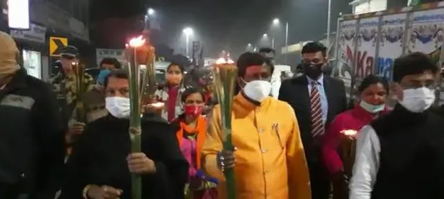পাঞ্জাবে প্রধানমন্ত্রীর নিরাপত্তার গাফিলতির অভিযোগ তুলে ঘাটালে মশাল মিছিলের মাধ্যমে প্রতিবাদ জানালো বিজেপি