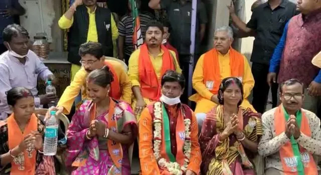 ক্ষীরপাই পৌরসভার নির্বাচনী প্রচারে দিলীপ ঘোষ