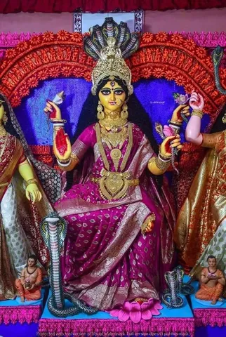 বাংলাদেশে সনাতন ধর্মাবলম্বীদের ঘরে পূজিত হচ্ছেন দেবী মনসা