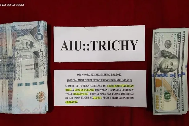 বিমানযাত্রীর কাছ থেকে উদ্ধার সৌদি ও ইউএসের কয়েক লক্ষ টাকা!