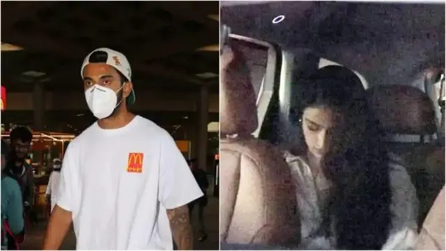 বিমানবন্দরে বয়ফ্রেন্ড কেএল রাহুলকে নিতে এসে ক্যমেরার মুখোমুখি আথিয়া শেঠি