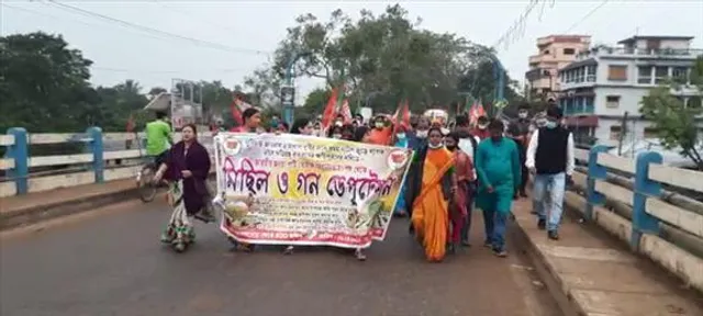 সবজি চাষীদের ক্ষতিপূরণের দাবিতে ডেপুটেশন দিল বিজেপি