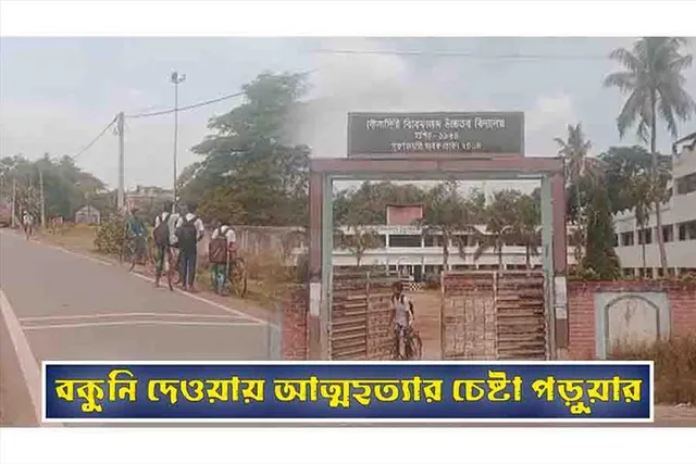 মায়ের বকুনি খেয়ে আত্মহত্যার চেষ্টা সপ্তম শ্রেণীর পড়ুয়ার