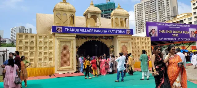 নজর কাড়লো মুম্বইয়ের পুজো