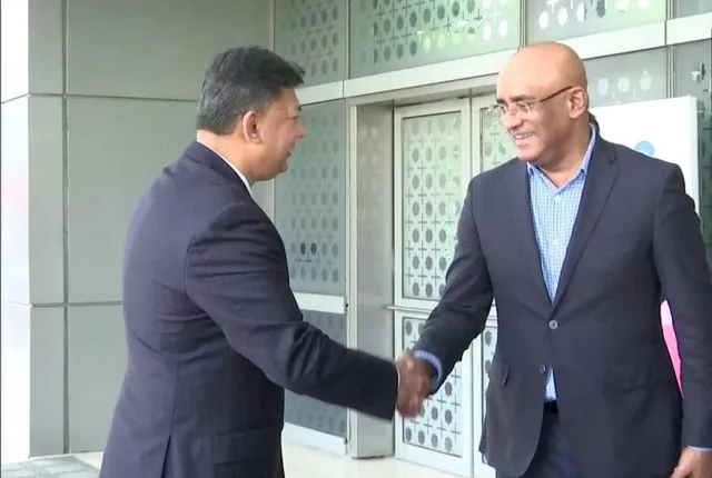 দিল্লিতে পৌঁছালেন গায়ানার ভাইস প্রেসিডেন্ট