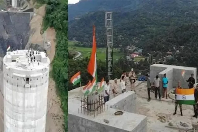 মণিপুরের ননি ব্রিজে উড়ছে তেরঙ্গা, রইলো ভিডিও