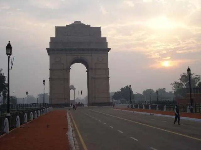 ঠাণ্ডার দাপট দিল্লির বুকে