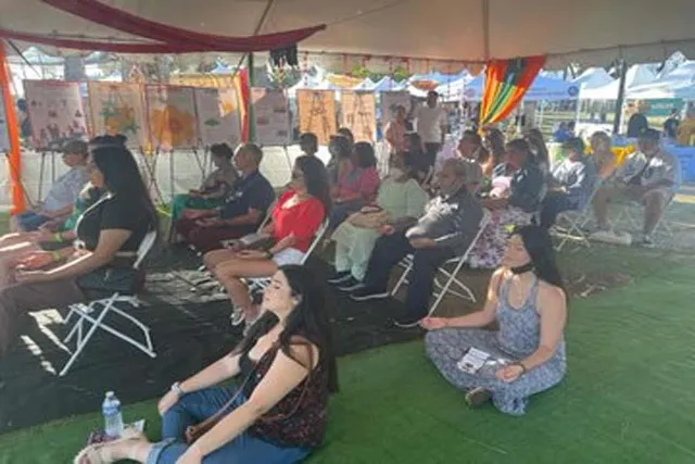 লস অ্যাঞ্জেলসে চলছে ভারতের অমৃত মহোৎসব