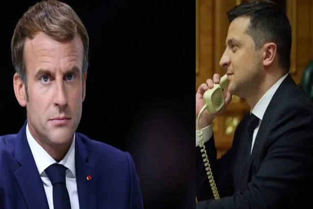 জেলেনস্কির সঙ্গে কথা হল ম্যাক্র্যোঁর