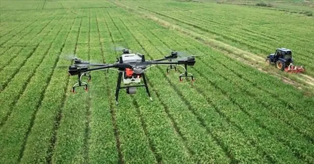 কৃষি কাজে নতুন সংযোজন কিষাণ ড্রোন