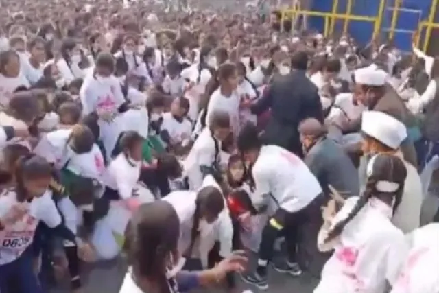 কংগ্রেসের ম্যারাথনে হুড়োহুড়ি, পদপিষ্ট হয়ে আহত একাধিক