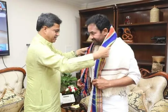 জি.কিষাণ রেড্ডির সঙ্গে দেখা করলেন ত্রিপুরার মুখ্যমন্ত্রী